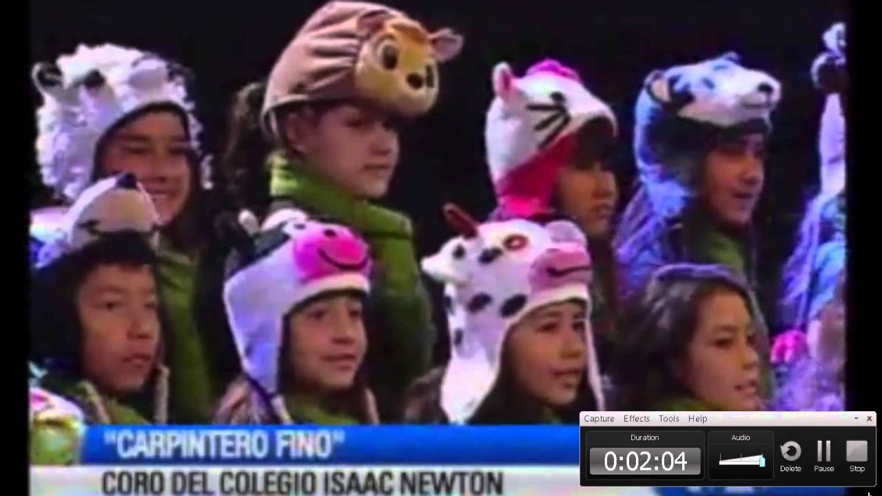 Cancion Carpintero Fino Coro Del Colegio Isaac Newton 2014