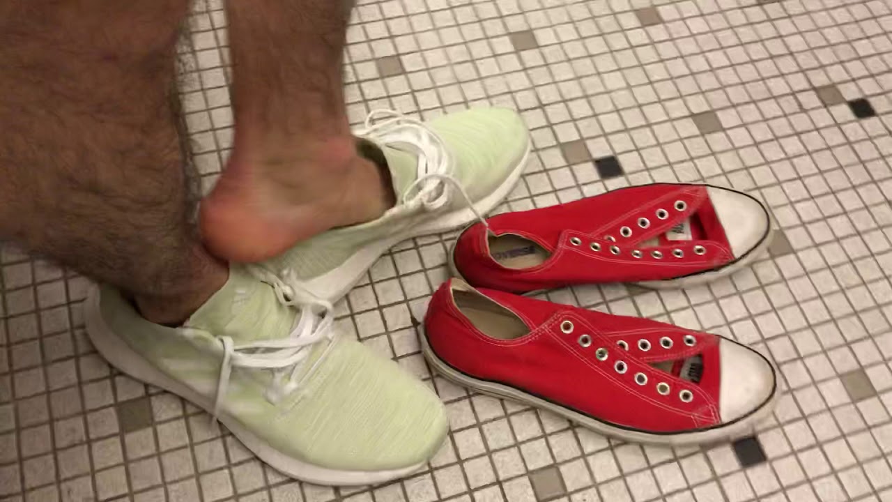 After My Workout- Change Into Loose Converse Chucks, Tongue Tucked Into