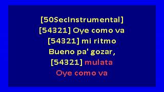 Tito Puente - Oye Como Va (Karaoke)