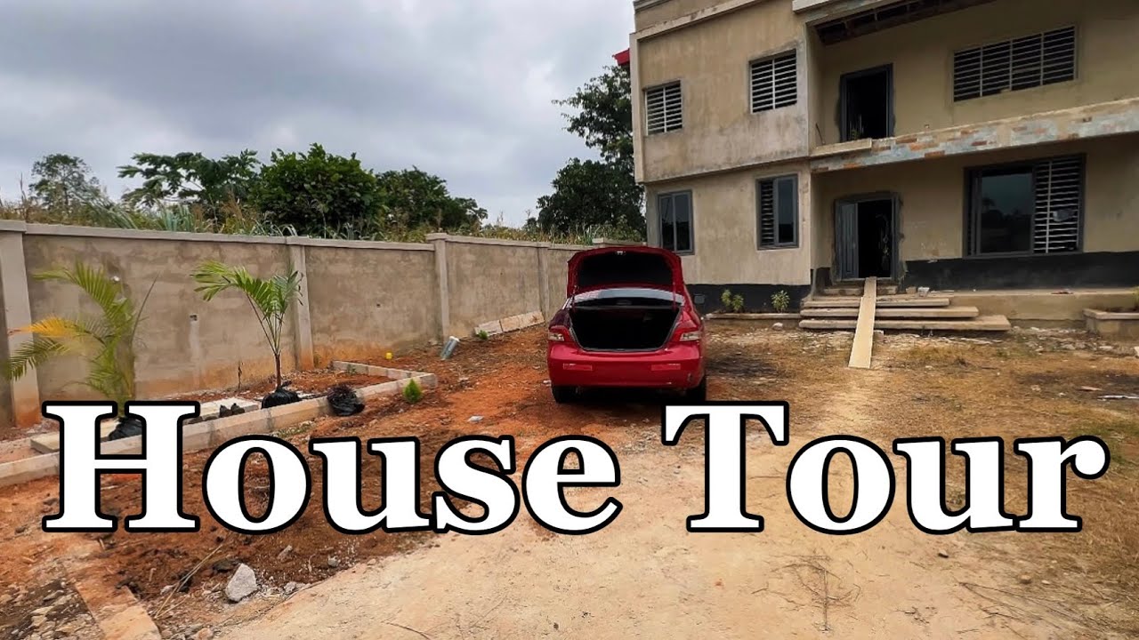 Touring My 5 Bedroom House In Ghana || Building A House In Ghana || Episode 55