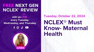 NCLEX® Live Review Maternal Health
