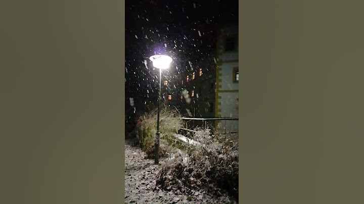 Der erste schnee❄️❄️❄️