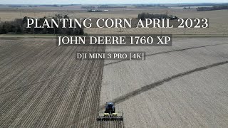 Planting corn with John Deere 1760 XP, Sunco NutriMate 3, Yetter Closing Wheels, New Holland T7 260