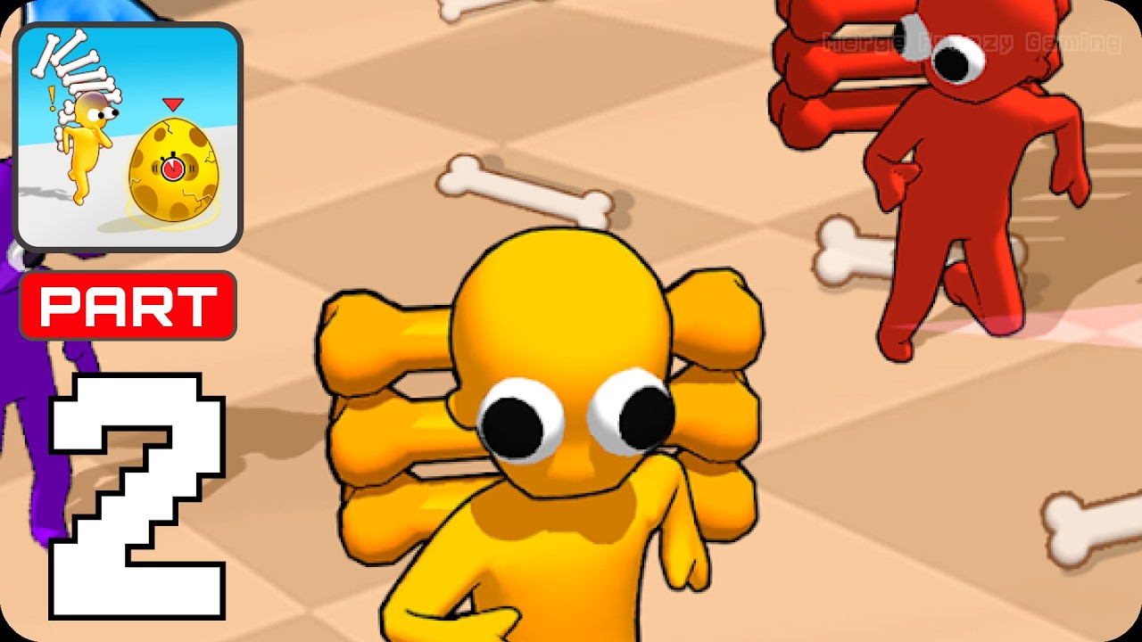 Dino Chaos: Crazy Race 🦖🦕🦅🦎🌴All Levels Gameplay Walkthrough Max Level Ep 002 (iOS, Android)