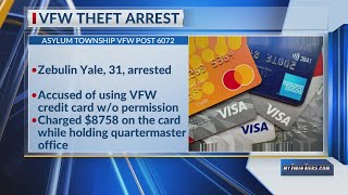 Rome man arrested after theft from VFW in Bradford County
