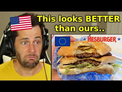 American Reacts to European Fast Food