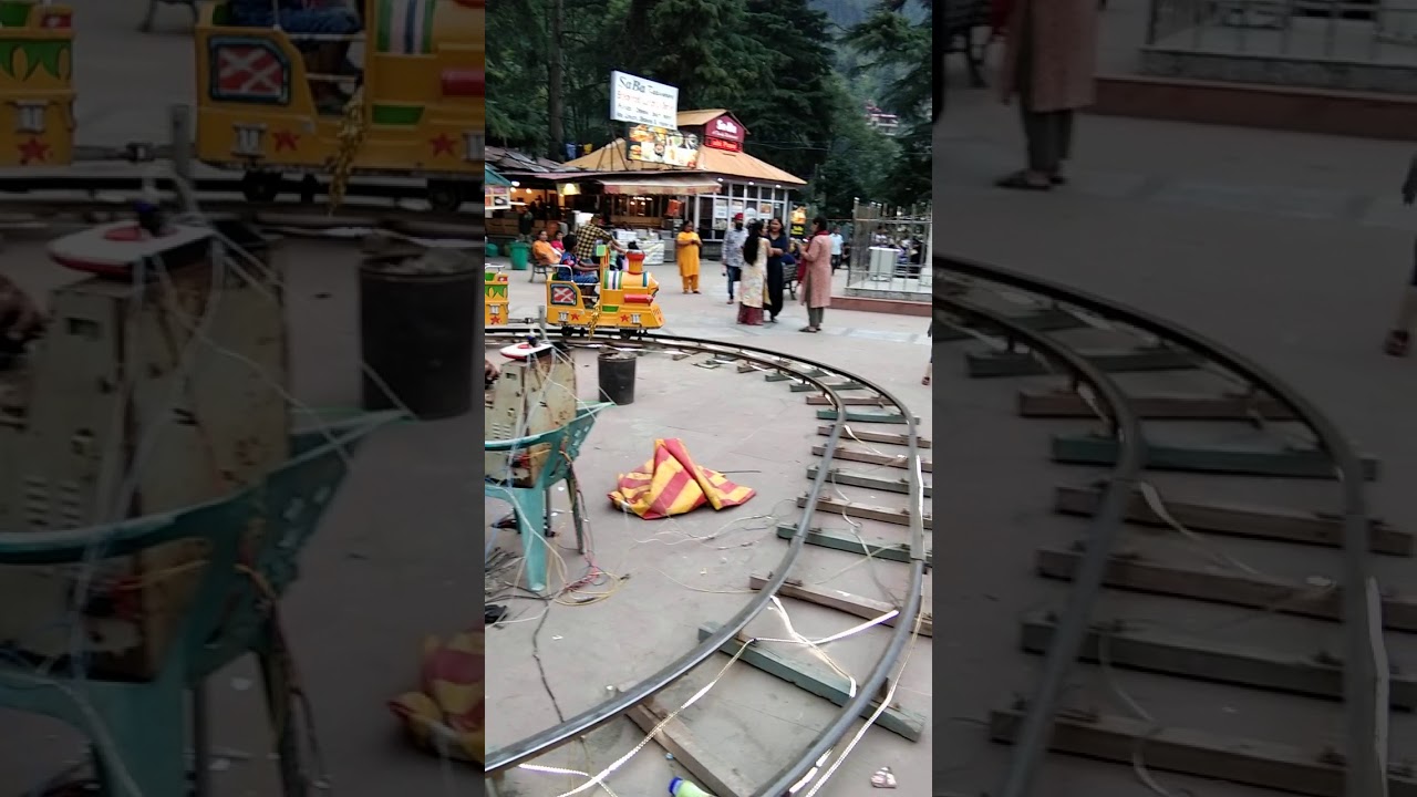 Toys train in Manali Mall Road YouTube