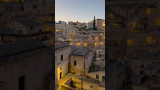Matera,Italy in Night 🇮🇹🌙 #matera #italy