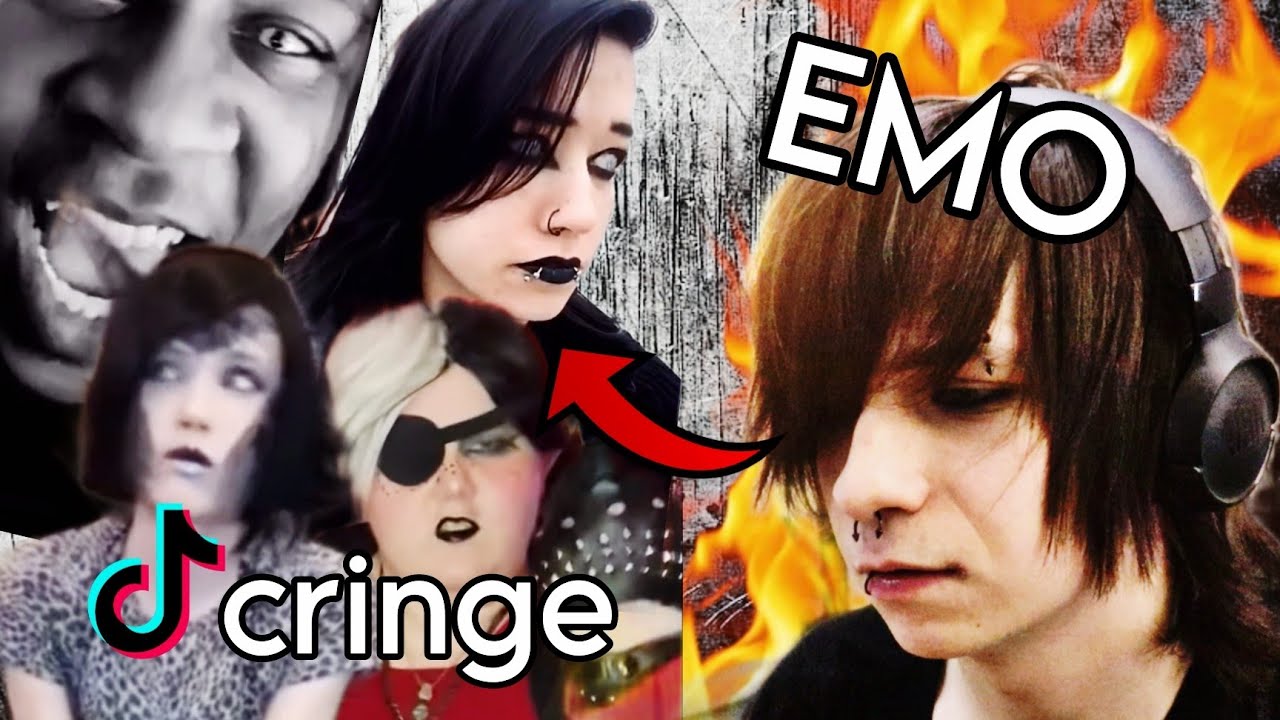 EMO REAGUJE NA ALT CRINGE TIKTOK 😵🦇