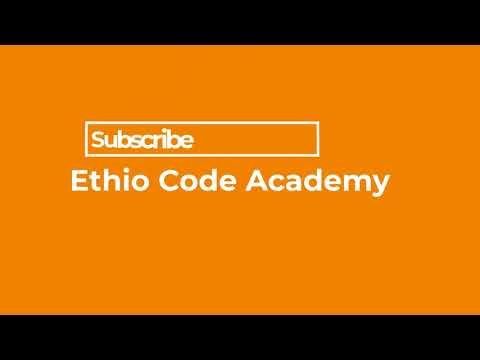 Ethio Code Academy Intro
