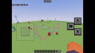 Riding the see through redstone rollercoaster - Minecraft Pocket Edition   1.21