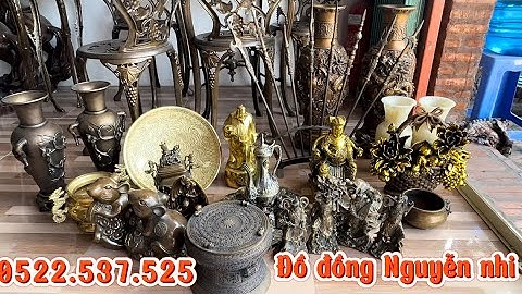 Ngày 11/1 Cặp bình song Long _ Dĩa trái cây _ Cặp bình đá Ngọc _  #đồcổ #đồđồng#đồđồngNguyễnNhi