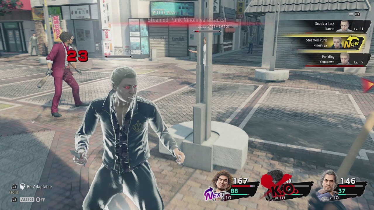 Yakuza Like A Dragon Chapter 4 Go To Pocket Cafe Yu Nanba Heal Teammate Tutorial Gameplay