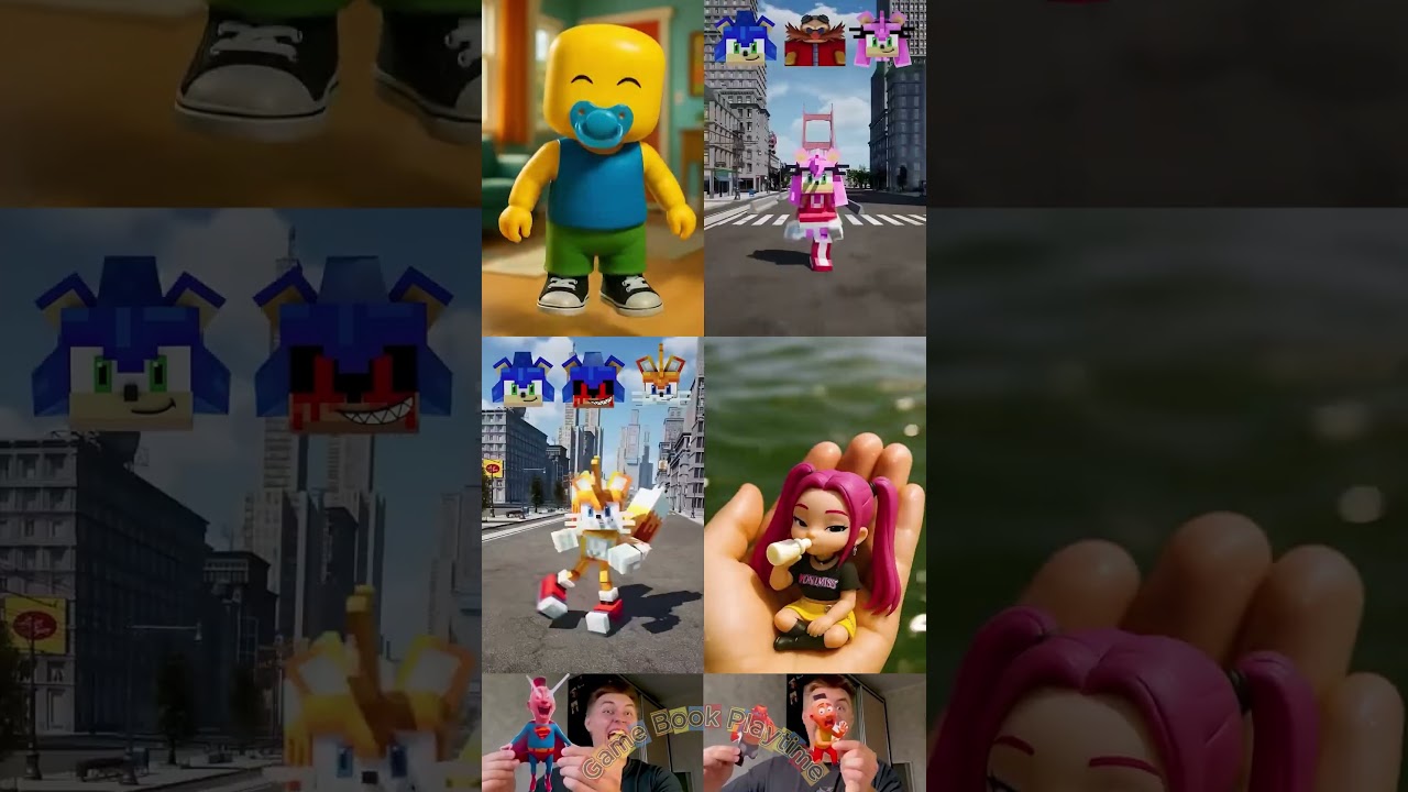 Sonic Tapes x K-Pop Demon Hunters x Hamood Habibi Tower EVOLUTION Transform  - Shin Sonic