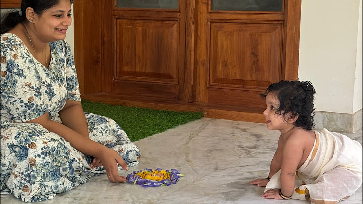 What I saw when I opened the gallery was...my daughter's first Onam...that day...I'm so happy to ...