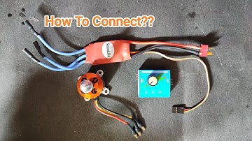 How To Connect BLDC Motor With An ESC And Servo Tester. #electronics #viral #motor
