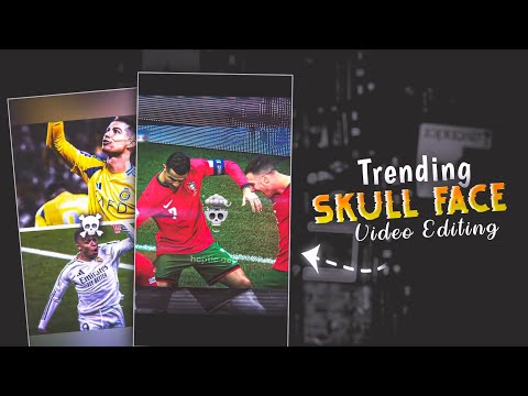 Trending Skull Face Video Editing In Capcut  | Capcut Skull Face Video Editing |Capcut Video Editing