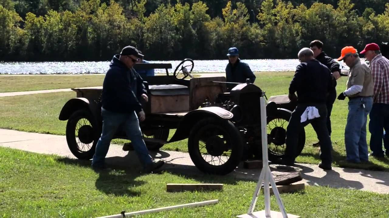 Nitro Antique Car Club building a Model T - YouTube