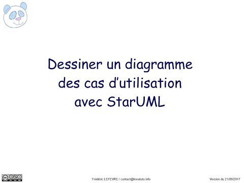 Diagramme des cas d'utilisation avec StarUML