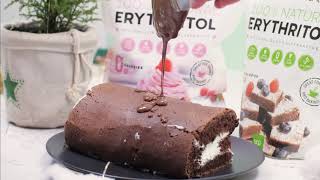 NKD Living Chocolate Yule Log Cake