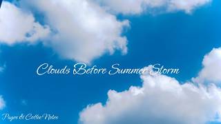 The calm before the storm|  Bright Blue Sky & White Clouds | Soft Piano Instrumental | #cafemusic screenshot 4