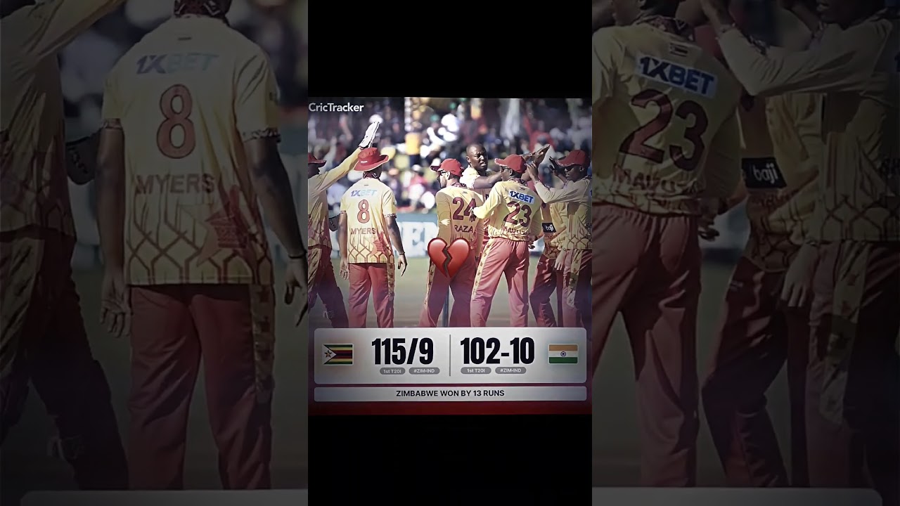 Zimbabwe Stuns India 💀 