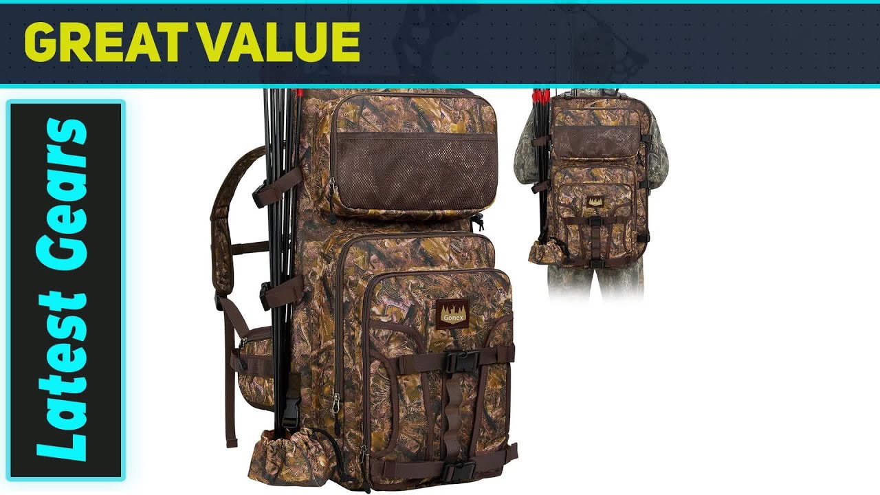 Gonex Bow Hunting Backpack: Unrivaled Protection & Field Functionality!