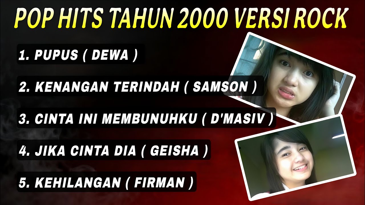 LAGU POP INDONESIA TAHUN 2000 VERSI ROCK | BIKIN NOSTALGIA & MERINDING DENGARNYA