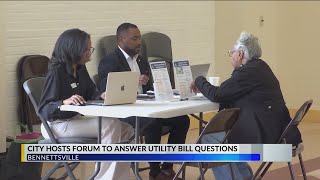 Dozens attend Bennettsville forum to get answers on high utility bills