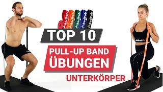 TOP 10 UNTERKÖRPER Übungen mit Widerstandsbändern von Red Rab | Fitnessbänder für Beine & Bauch