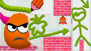 Draw To Smash logic puzzle brain game level 128 to 135  #gaming  #shorts #youtubeshorts  #shortfeed