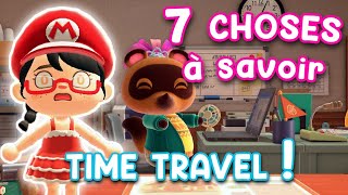 7 CHOSES à SAVOIR SUR LE TIME TRAVEL Animal Crossing New Horizons acnh