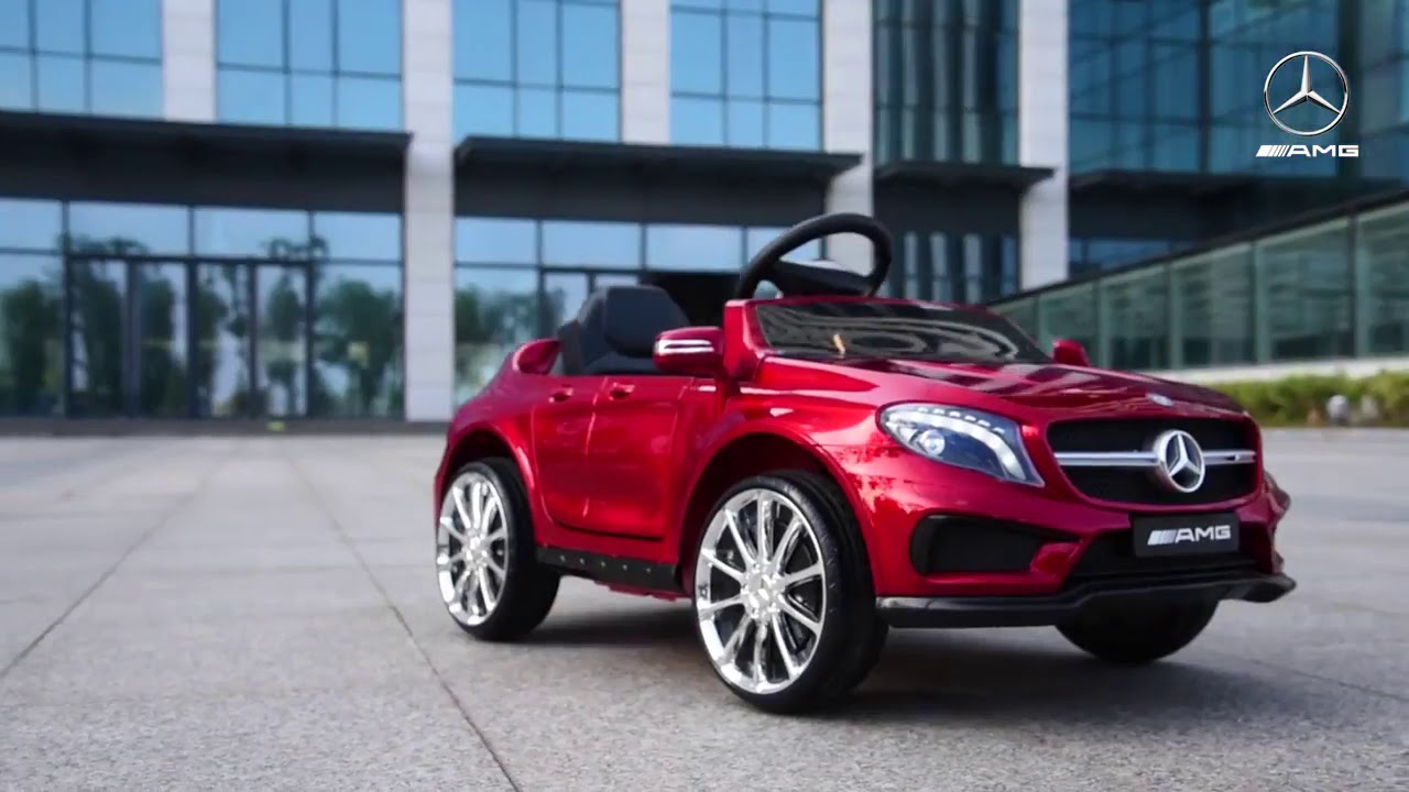 Coche eléctrico infantil Mercedes Benz GLA con licencia oficial