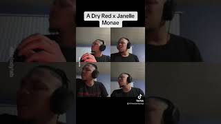 A dry red x Janelle Monae cover