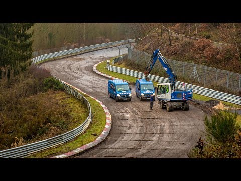 Nürburgring Winter Constructions UPDATE 2019 - Track Changes & Maintenance for 2019