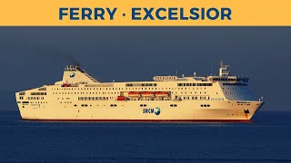 Arrival Of Ferry Excelsior In Ajaccio Sncm