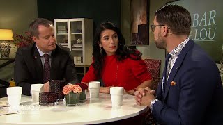 Jimmie Åkesson till f.d peshmergasoldaten: 'Kan jag vara kurd?'  Malou Efter tio (TV4)