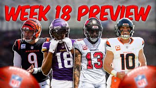 Bengals vs. Steelers, Vikings vs. Lions, Chiefs vs. Broncos + All Week 18 NFL Statistical Breakdowns