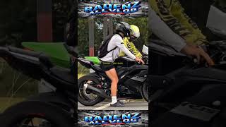 Awalnya motovlog ini ditantang balapan motor zx10r oleh rider r15 #shorts