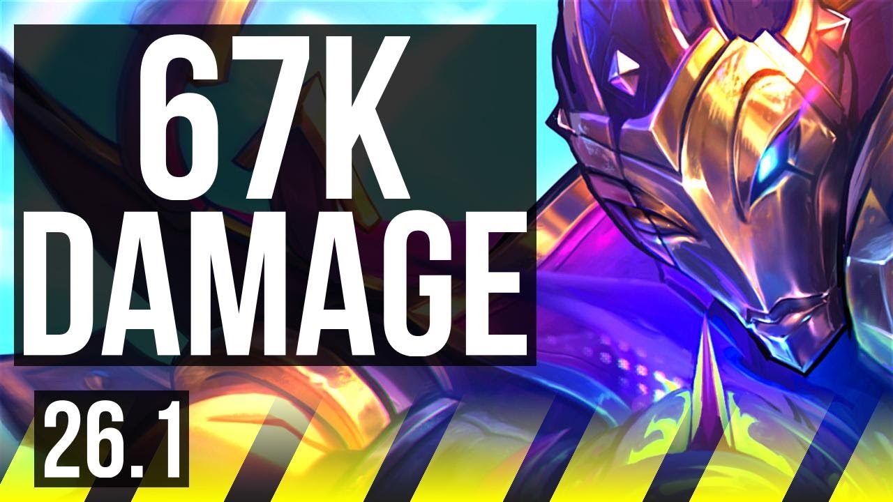 JHIN & Nautilus vs EZREAL & Braum (ADC) | 67K damage, 4k gold comeback | KR Challenger | 26.1