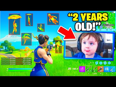 The *YOUNGEST* Fortnite Player! (2 YEARS OLD)