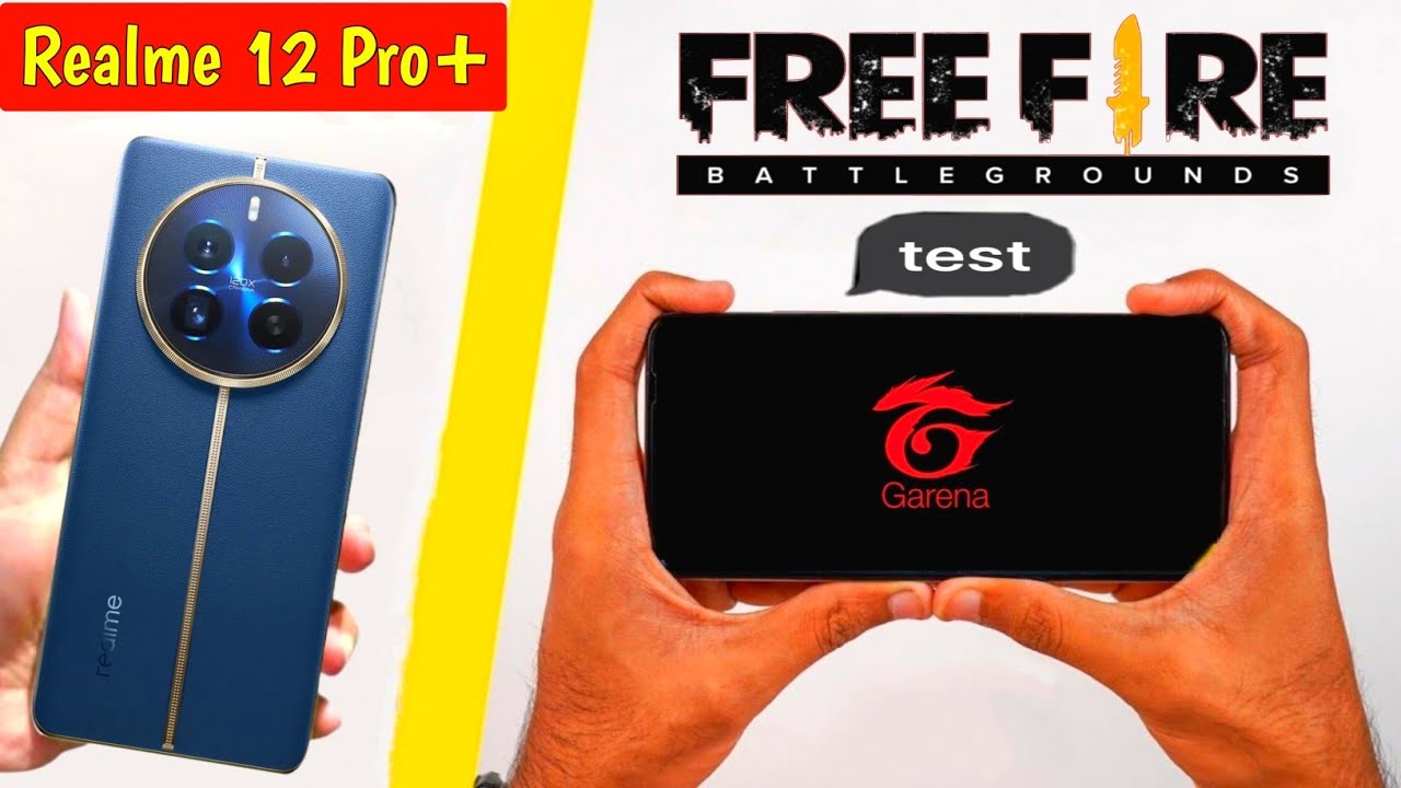 Realme 12 Pro Plus Free Fire Test | Realme 12 Pro Plus Gaming Test ...