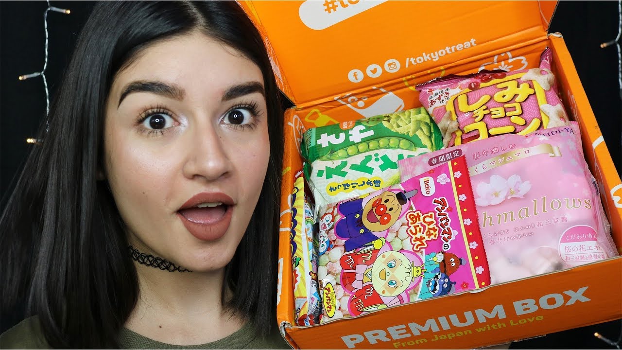 ASMR Unboxing Japanese Candy (TokyoTreat) ♡