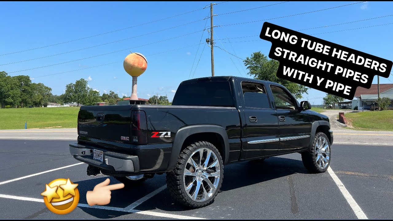 LONG TUBE HEADER STRAIGHT PIPE IS COMPLETE! ROWDY 5.3 YouTube