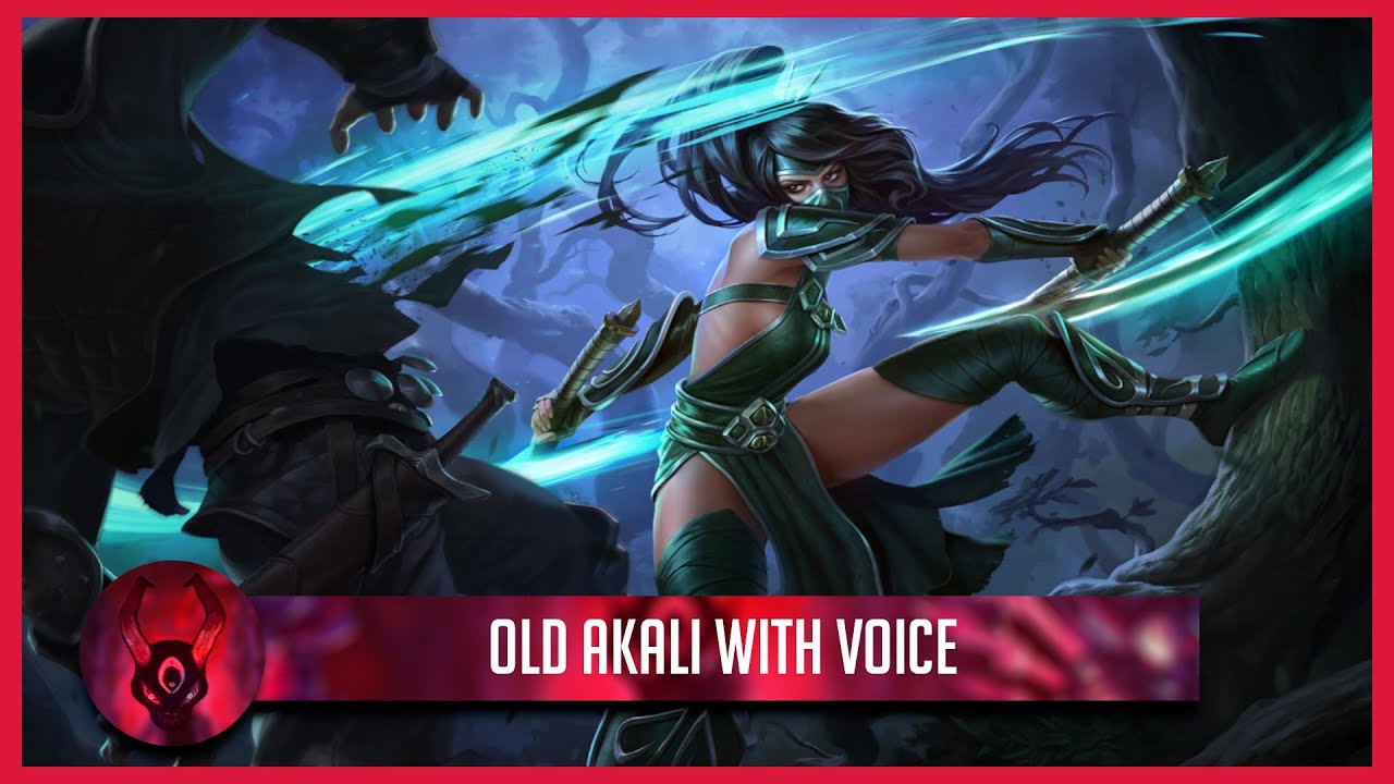 Old Akali w Voice - Custom Skin 