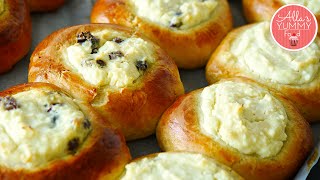 Russian Cream Cheese Buns Vatrushka Ватрушка