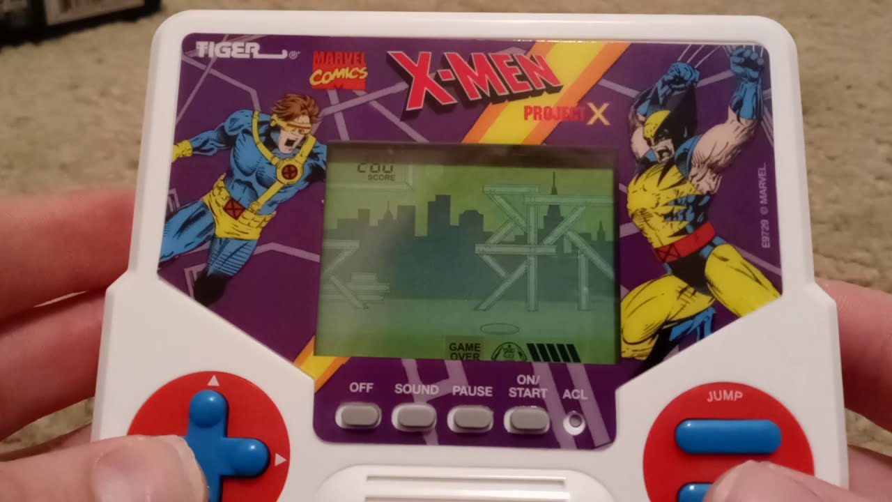 XMen Project X Tiger Electronics LCD Handheld YouTube