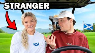 Convincing a Stranger to Play Golf With Me in Scotland