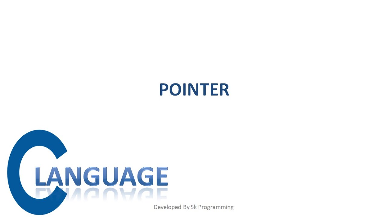 pointer in c programming || pointer in c language - YouTube