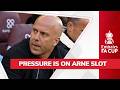 Arne Slot is under pressure after Villa defeat. Frank Sinclair thinks Slot gets to keep his job!